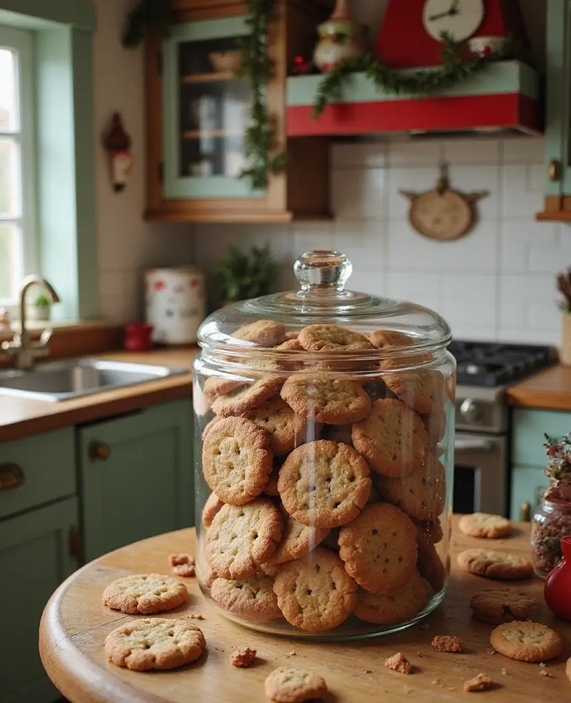 19 Adorable Vintage Kitchenette Christmas Decor Ideas Under $50 (You Won't Believe #3!) - 2. Retro Cookie Jars