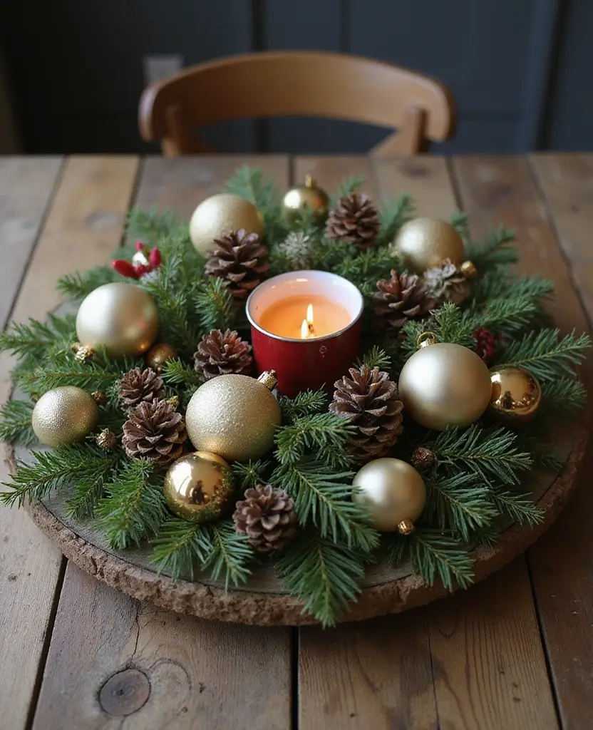 19 Adorable Vintage Kitchenette Christmas Decor Ideas Under $50 (You Won't Believe #3!) - 4. Holiday-Themed Centerpieces