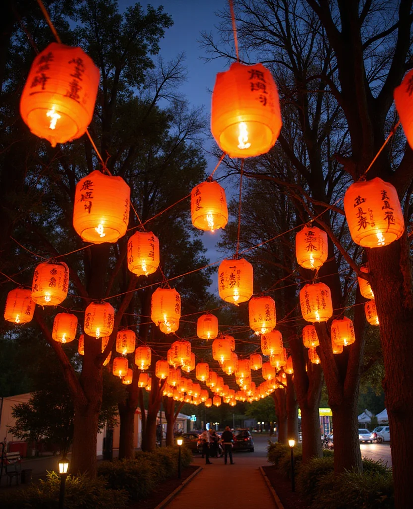 19 Affordable DIY Christmas Lighting Ideas That Look Expensive (But Don’t Break the Bank!) 51 19 Affordable DIY Christmas Lighting Ideas That Look Expensive (But Don’t Break the Bank!) - 8. Colorful Paper Lanterns