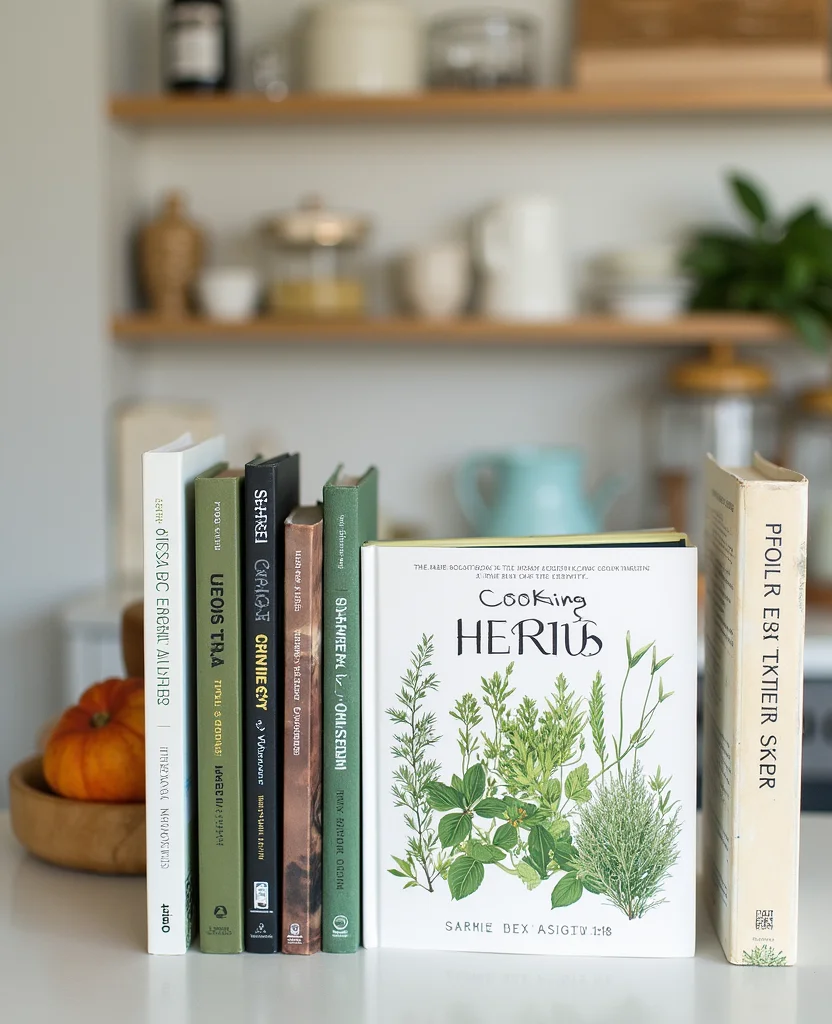 19 Apothecary Kitchen Ideas That Will Transform Your Cooking Space into a Herbal Haven! - 17. Cookbooks with Herbal Recipes