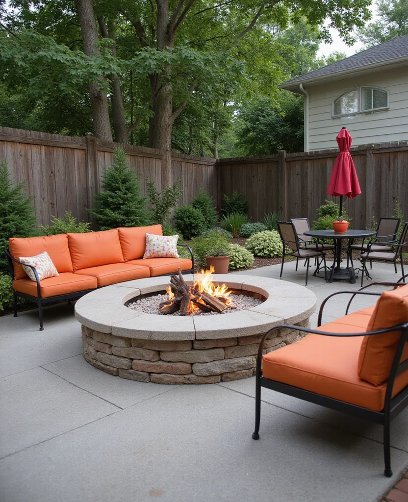 19 Backyard Fire Pit Lounge Ideas That'll Turn Your Yard into a Cozy Oasis (You Won't Believe #7!) - 17. Family-Friendly Fire Pit Setup
