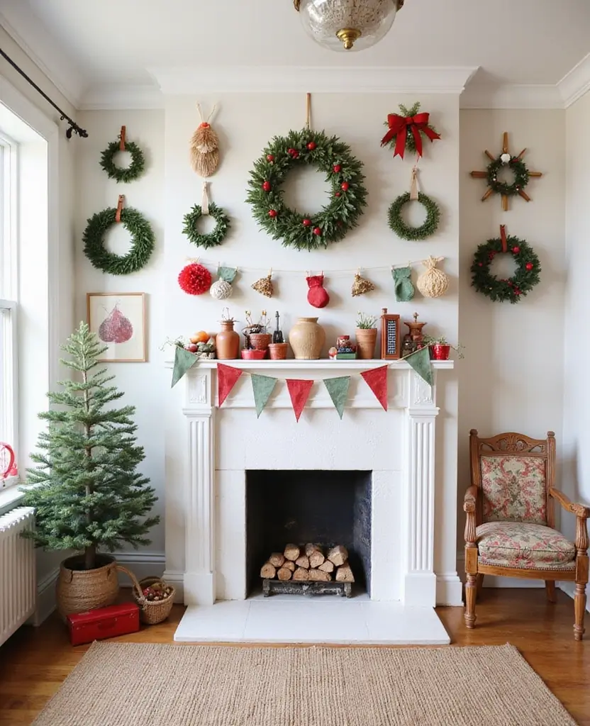 19 Best Christmas Decor Ideas for Your Living Room That Will Dazzle Your Guests! 104 19 Best Christmas Decor Ideas for Your Living Room That Will Dazzle Your Guests! - 15. Festive Wall Hangings