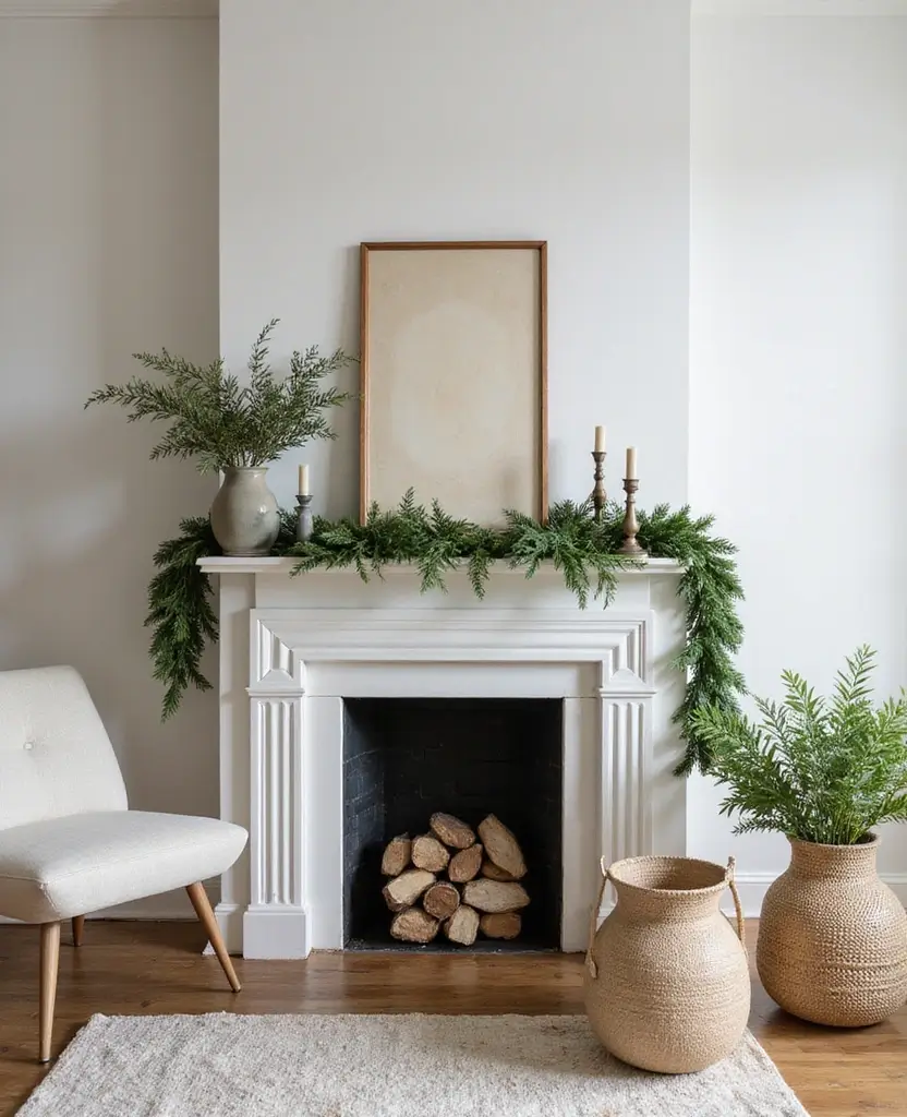 19 Best Christmas Decor Ideas for Your Living Room That Will Dazzle Your Guests! 23 19 Best Christmas Decor Ideas for Your Living Room That Will Dazzle Your Guests! - 4. Seasonal Greenery Everywhere