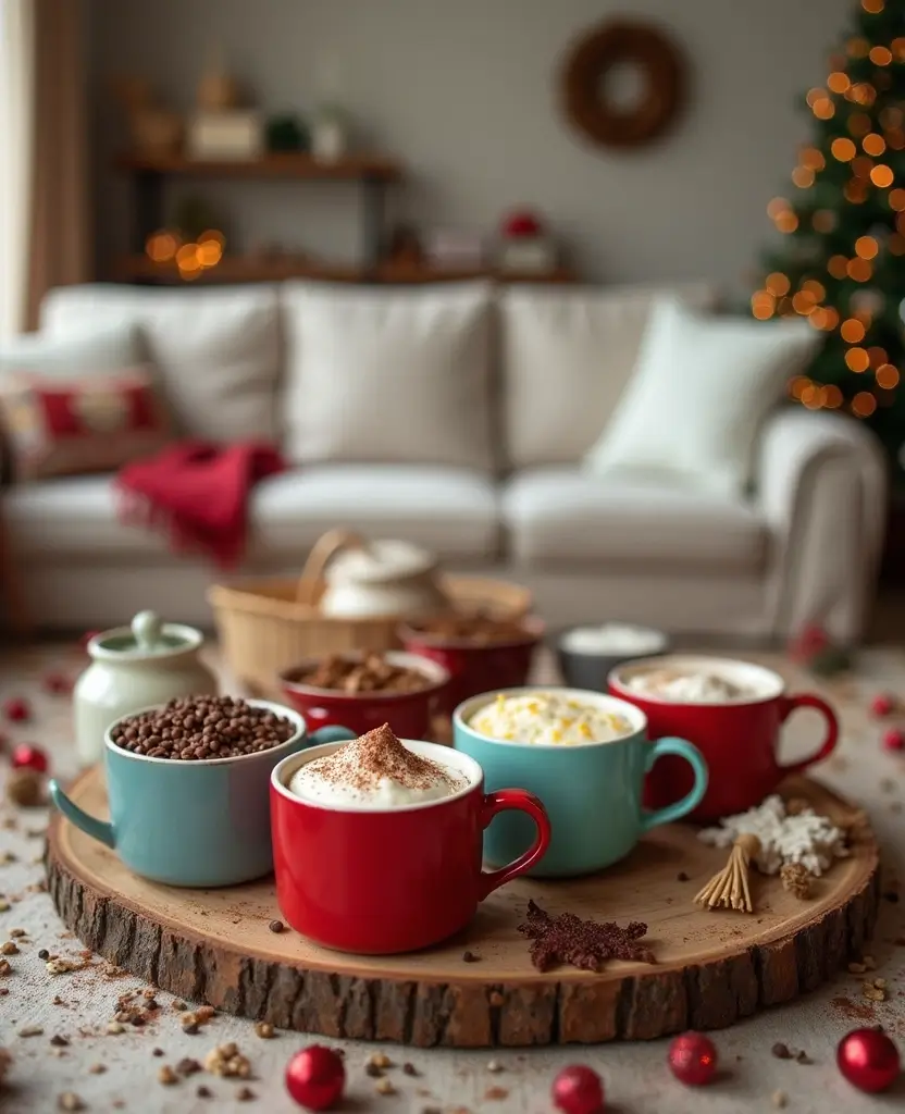 19 Best Christmas Decor Ideas for Your Living Room That Will Dazzle Your Guests! 37 19 Best Christmas Decor Ideas for Your Living Room That Will Dazzle Your Guests! - 6. A Hot Cocoa Station