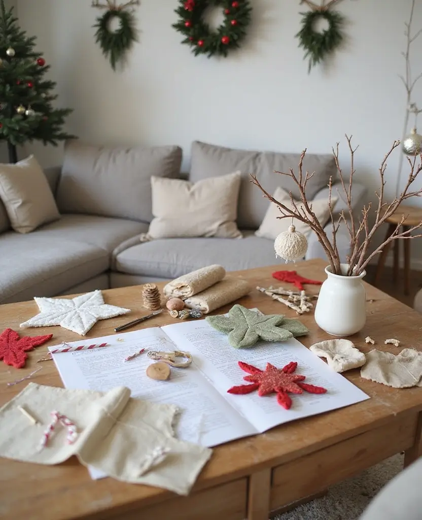 19 Best Christmas Decor Ideas for Your Living Room That Will Dazzle Your Guests! 60 19 Best Christmas Decor Ideas for Your Living Room That Will Dazzle Your Guests! - 9. DIY Ornaments and Crafts