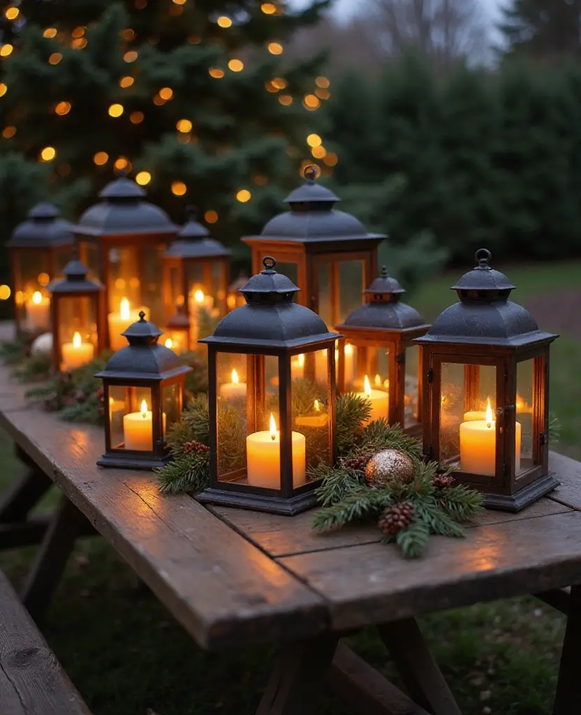 19 Budget-Friendly Christmas Lighting Ideas That Look Expensive (Number #8 Will Shock You!) 67 19 Budget-Friendly Christmas Lighting Ideas That Look Expensive (Number #8 Will Shock You!) - 10. Lanterns with Tealights