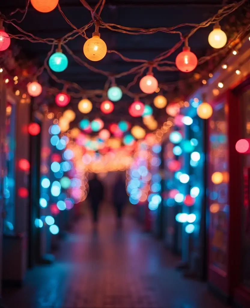 19 Budget-Friendly Christmas Lighting Ideas That Look Expensive (Number #8 Will Shock You!) 104 19 Budget-Friendly Christmas Lighting Ideas That Look Expensive (Number #8 Will Shock You!) - 15. Hanging Ball Lights