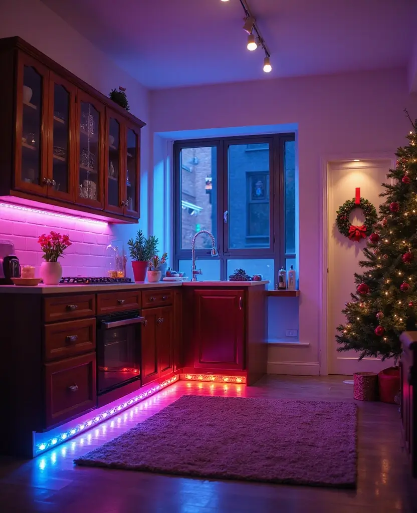 19 Budget-Friendly Christmas Lighting Ideas That Look Expensive (Number #8 Will Shock You!) 60 19 Budget-Friendly Christmas Lighting Ideas That Look Expensive (Number #8 Will Shock You!) - 9. LED Strip Lights