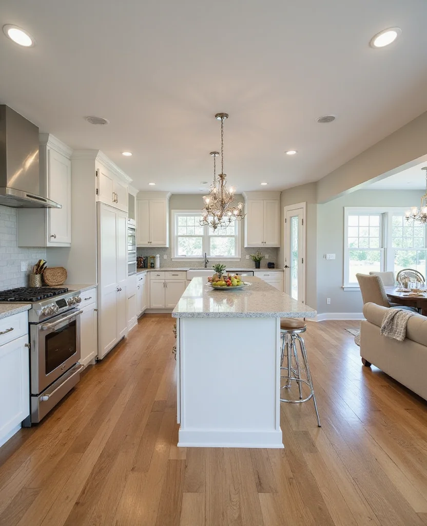 19 Clever Galley Kitchen Layouts That Will Transform Your Space (You'll Love #15!) - 9. Open Concept Galley