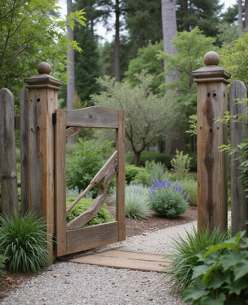 19 Coastal Garden Ideas to Transform Your Australian Backyard into a Paradise! - 12. Rustic Fencing