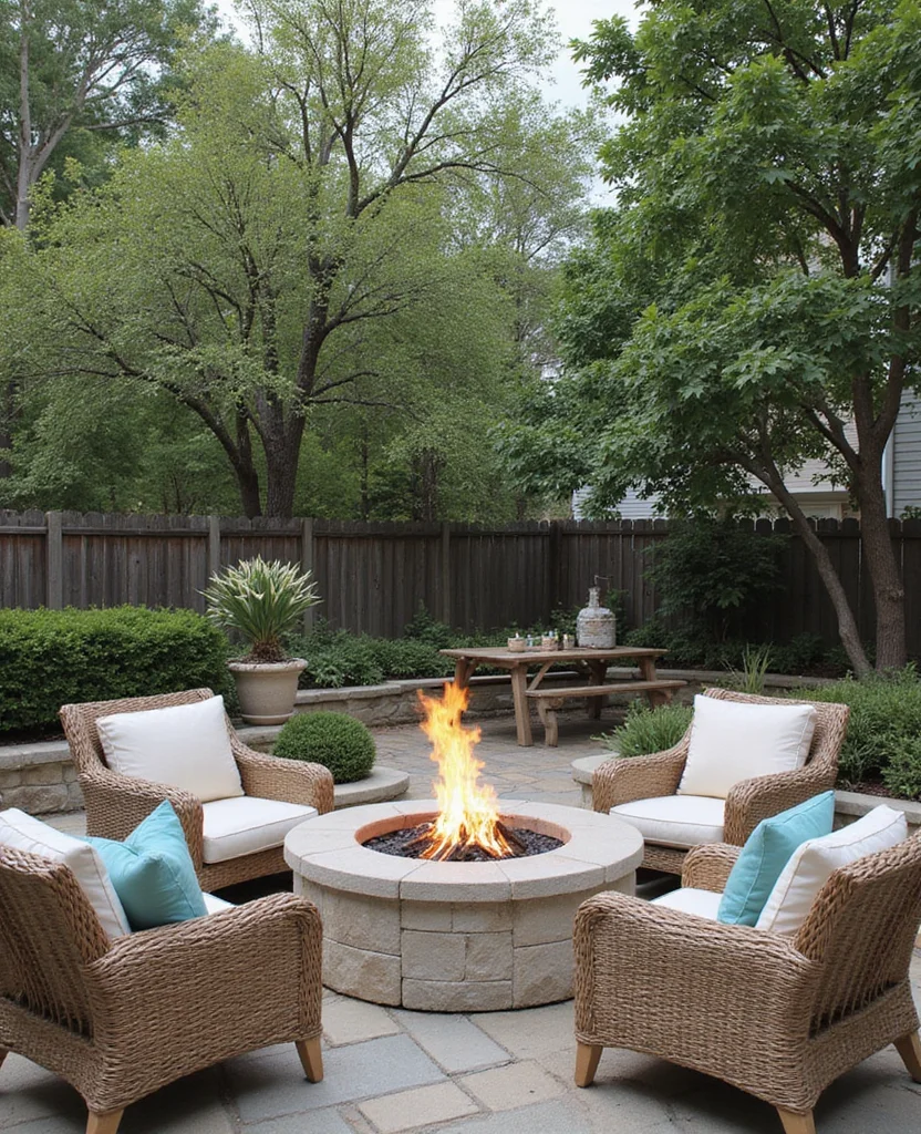 19 Coastal Garden Ideas to Transform Your Australian Backyard into a Paradise! - 15. Outdoor Fire Pits