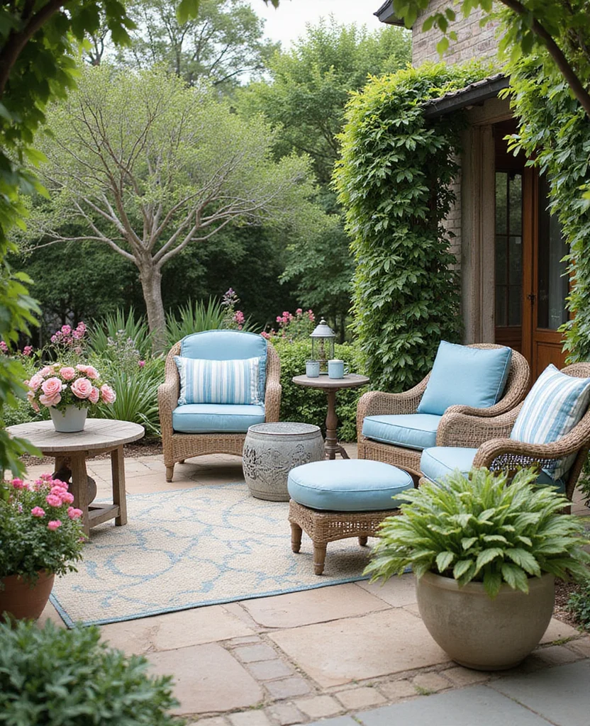 19 Coastal Garden Ideas to Transform Your Australian Backyard into a Paradise! - 4. Ocean-Inspired Color Palette