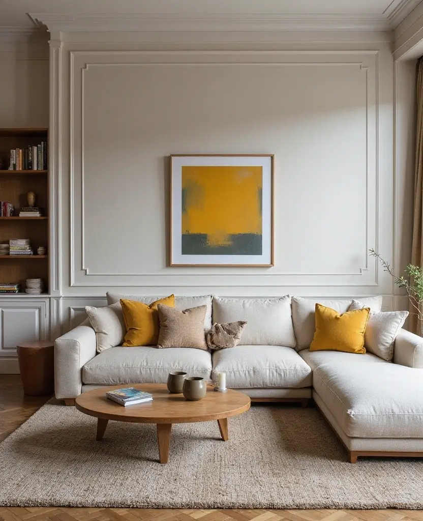 19 Contemporary Living Room Ideas Designers Swear By (You’ll Want to Copy #7!) 2 19 Contemporary Living Room Ideas Designers Swear By (You’ll Want to Copy #7!) - 1. Neutral Palette with a Pop of Color