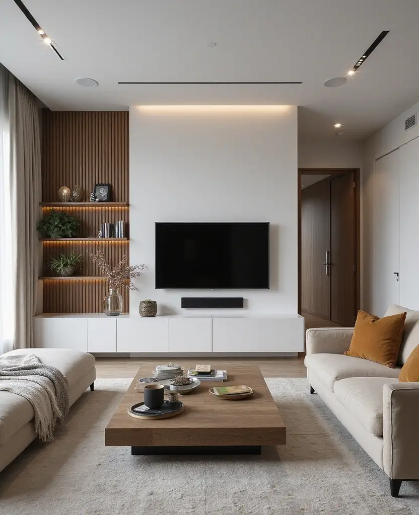 19 Contemporary Living Room Ideas Designers Swear By (You’ll Want to Copy #7!) 81 19 Contemporary Living Room Ideas Designers Swear By (You’ll Want to Copy #7!) - 12. Smart Home Integration