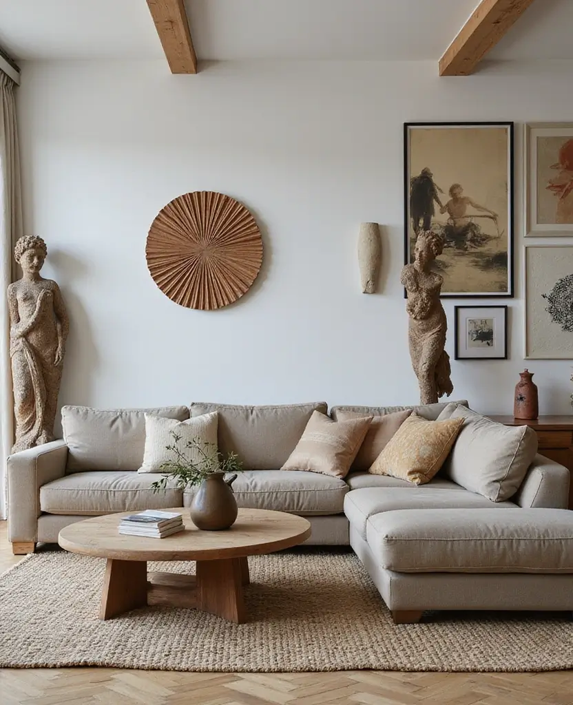 19 Contemporary Living Room Ideas Designers Swear By (You’ll Want to Copy #7!) 124 19 Contemporary Living Room Ideas Designers Swear By (You’ll Want to Copy #7!) - 18. Artistic Accents