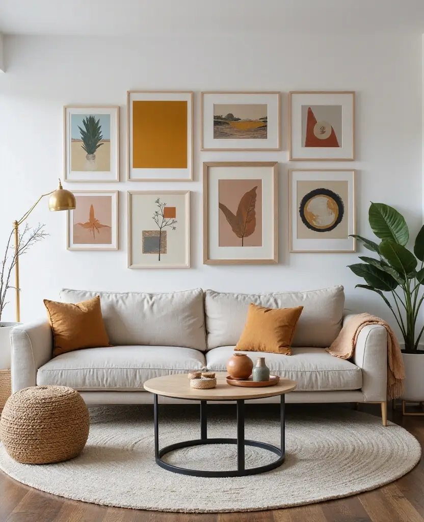 19 Contemporary Living Room Ideas Designers Swear By (You’ll Want to Copy #7!) 30 19 Contemporary Living Room Ideas Designers Swear By (You’ll Want to Copy #7!) - 5. Bold Artwork