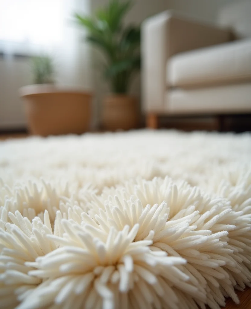 19 Cozy Living Room Carpet ideas That'll Make You Feel Right at Home (You Won't Believe #7!) 2 19 Cozy Living Room Carpet ideas That'll Make You Feel Right at Home (You Won't Believe #7!) - 1. Plush Shag Rugs
