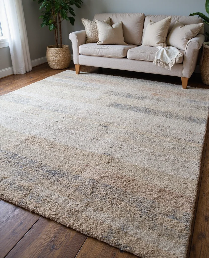 19 Cozy Living Room Carpet ideas That'll Make You Feel Right at Home (You Won't Believe #7!) 102 19 Cozy Living Room Carpets That'll Make You Feel Right at Home (You Won't Believe #7!) - 15. Textured Rugs