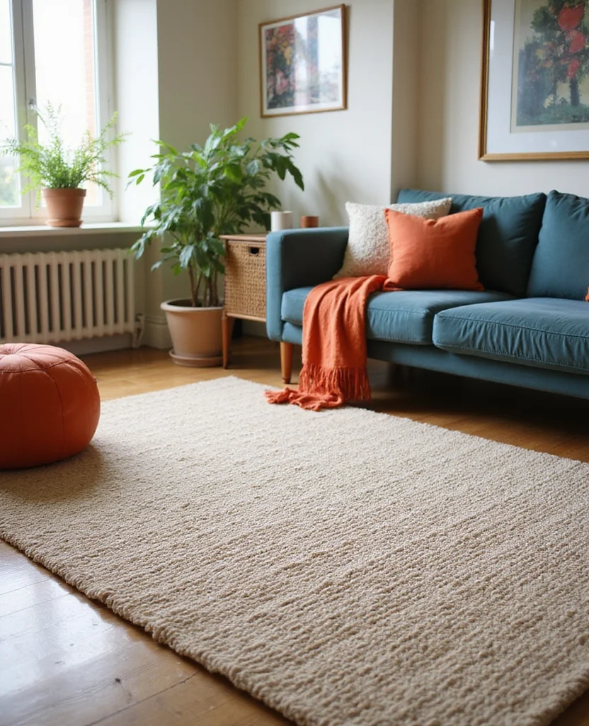 19 Cozy Living Room Carpet ideas That'll Make You Feel Right at Home (You Won't Believe #7!) 16 19 Cozy Living Room Carpets That'll Make You Feel Right at Home (You Won't Believe #7!) - 3. Soft Berber Rugs