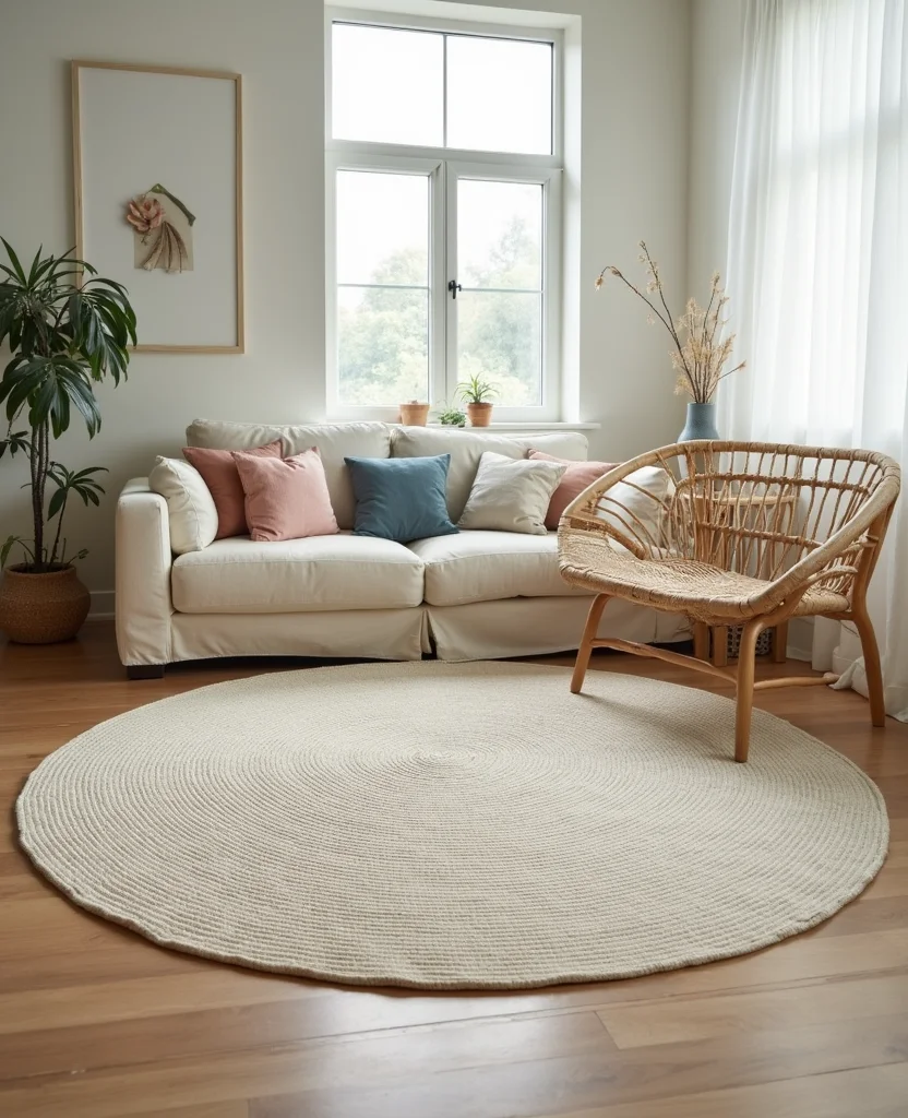 19 Cozy Living Room Carpet ideas That'll Make You Feel Right at Home (You Won't Believe #7!) 51 19 Cozy Living Room Carpets That'll Make You Feel Right at Home (You Won't Believe #7!) - 8. Cotton Woven Rugs