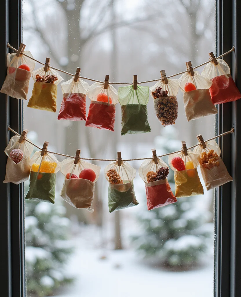 19 DIY Christmas Window Decor Ideas That Are Uniquely Yours (Don't Miss #9!) - 10. Advent Calendar Windows