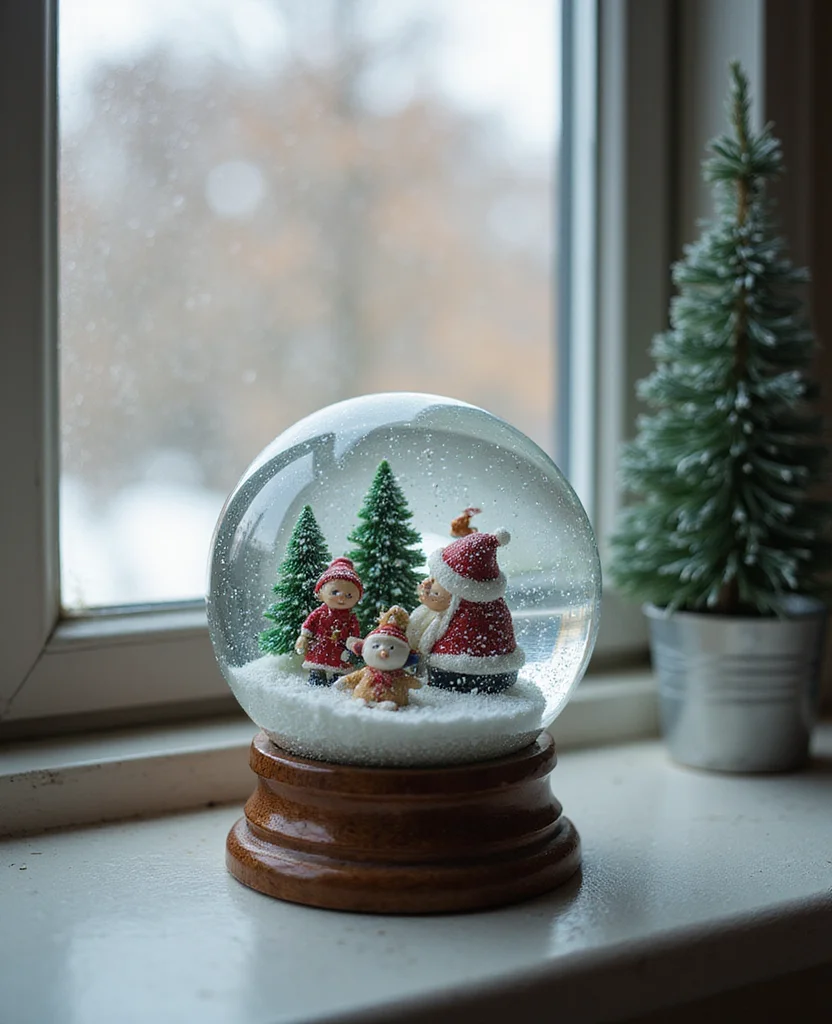 19 DIY Christmas Window Decor Ideas That Are Uniquely Yours (Don't Miss #9!) - 9. DIY Snow Globe Windows