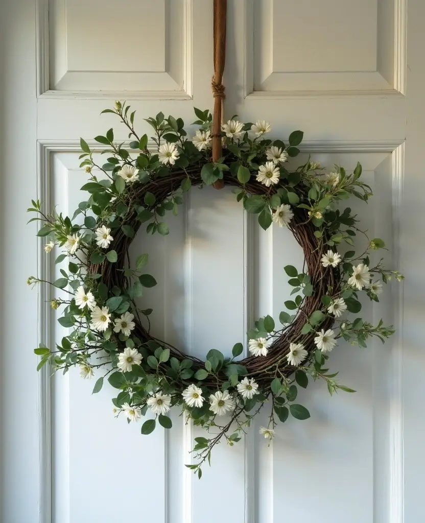 19 DIY Minimalist New Year Decor Ideas That Are Classy and Easy to Create! - 16. Minimalist Wreaths