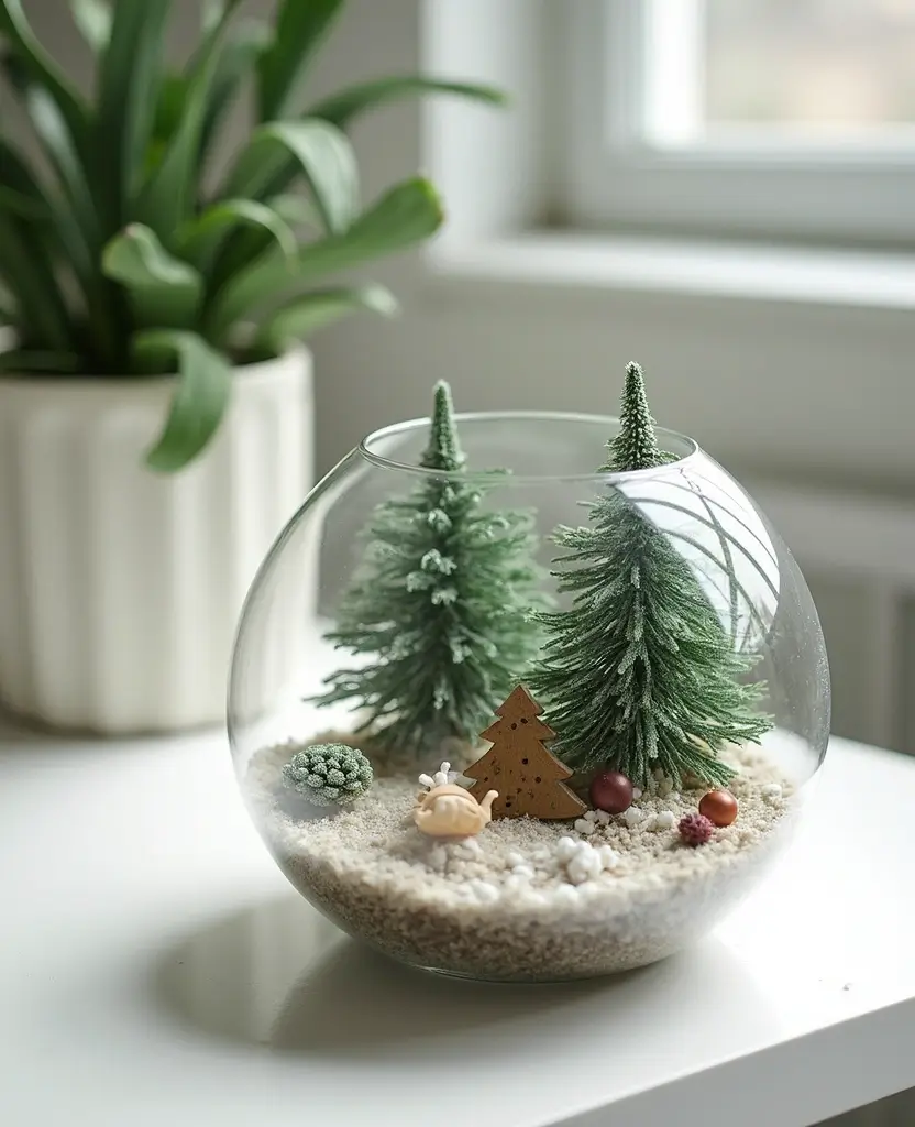 19 DIY Winter Decoration Ideas to Brighten Your Home After Christmas (You Won't Believe #12!) - 14. Winter-themed Terrariums
