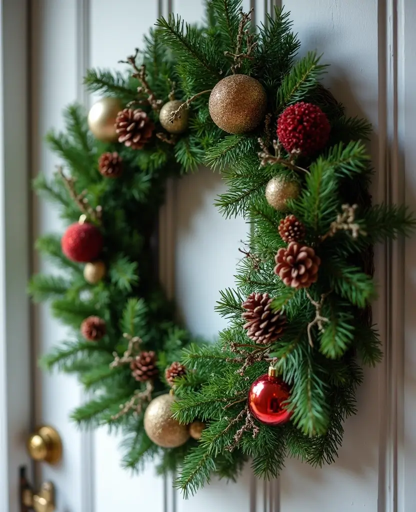 19 DIY Winter Decoration Ideas to Brighten Your Home After Christmas (You Won't Believe #12!) - 4. Winter Wonderland Wreaths