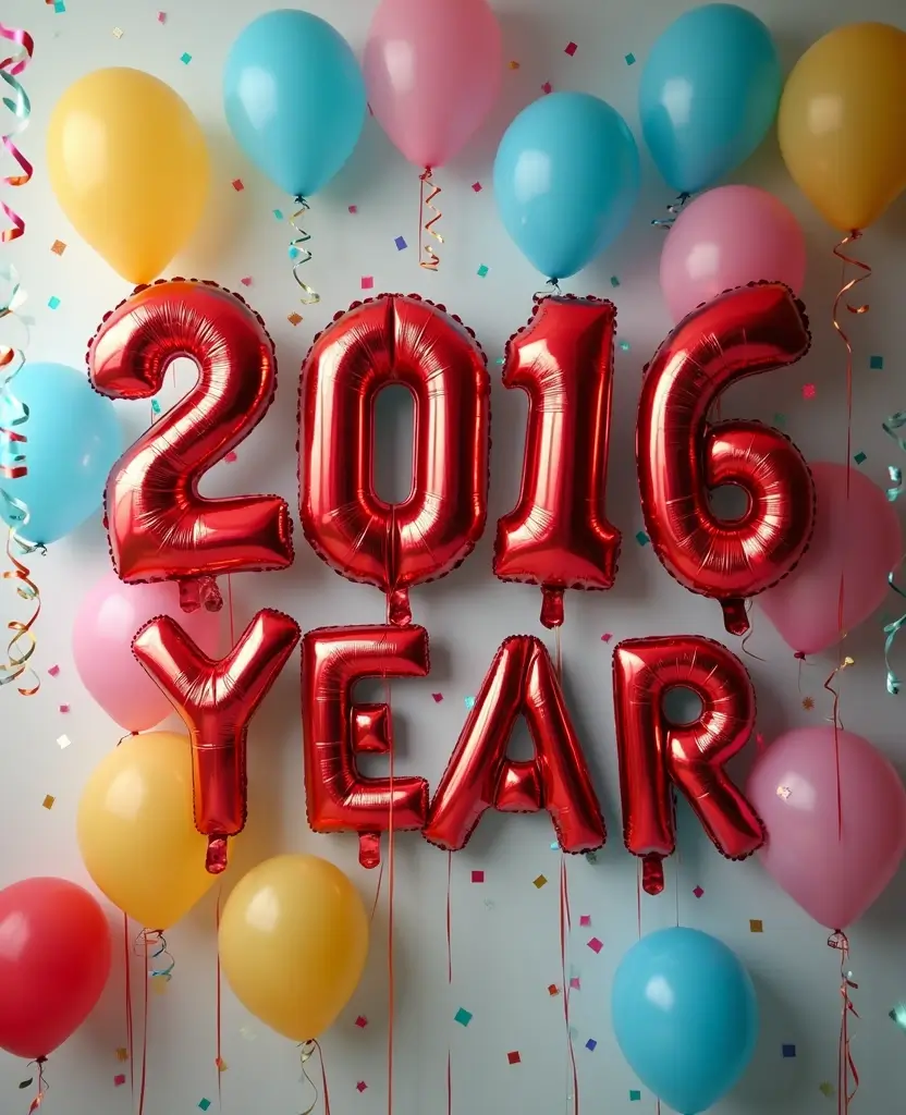 19 Easy DIY New Year’s Eve Decorations That Are Budget-Friendly (You Can Totally Do #5!) - 13. DIY Number Balloons