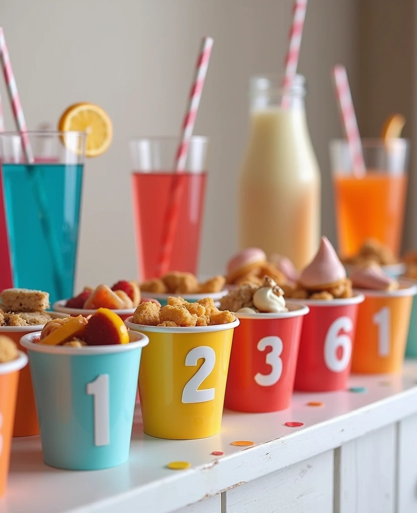 19 Easy DIY New Year’s Eve Decorations That Are Budget-Friendly (You Can Totally Do #5!) - 14. New Year’s Eve Countdown Cups