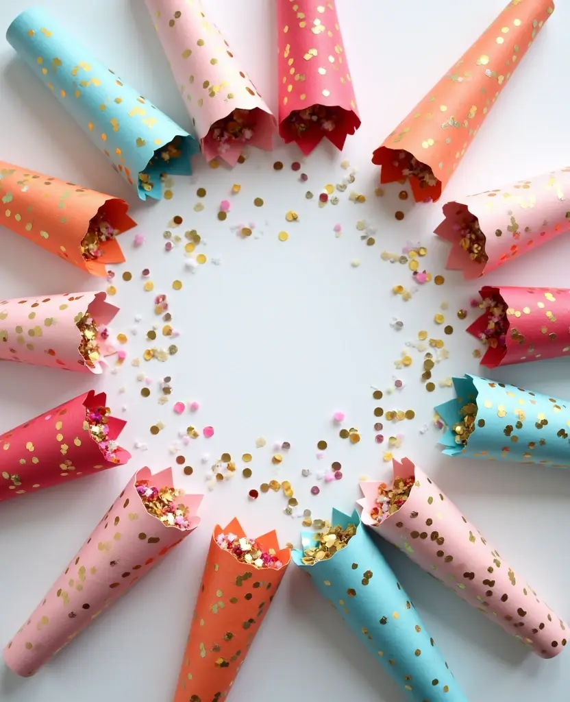 19 Easy DIY New Year’s Eve Decorations That Are Budget-Friendly (You Can Totally Do #5!) - 18. DIY Party Poppers