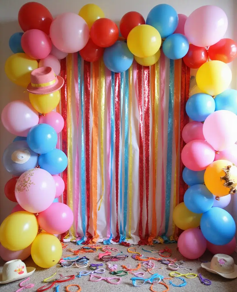 19 Easy DIY New Year’s Eve Decorations That Are Budget-Friendly (You Can Totally Do #5!) - 2. DIY Photo Booth Backdrop