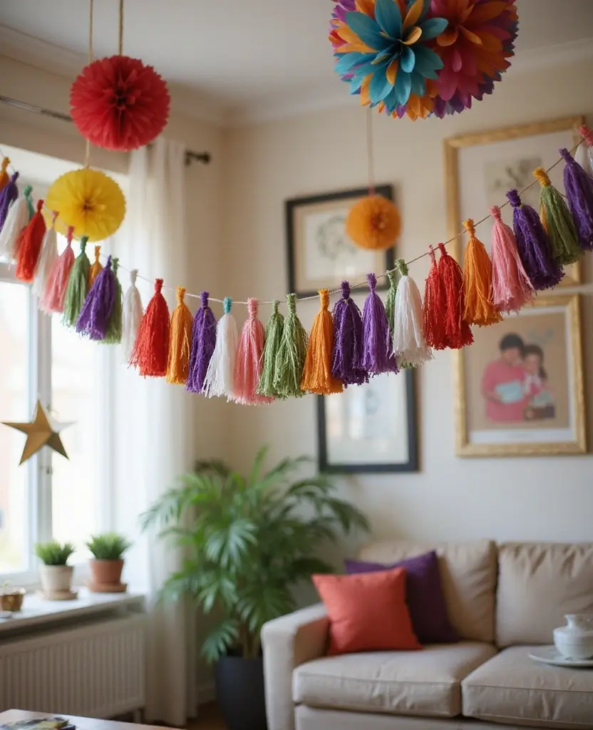 19 Easy DIY New Year’s Eve Decorations That Are Budget-Friendly (You Can Totally Do #5!) - 6. Festive Garland