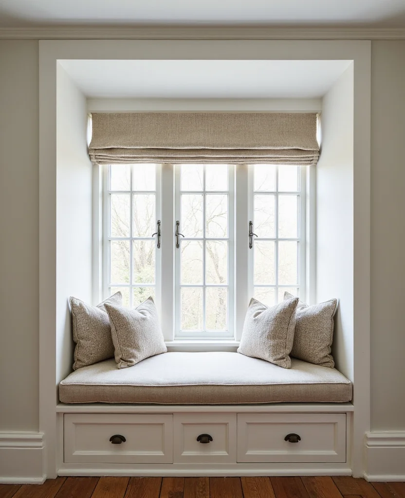 19 Enchanting Cottage Living Room Ideas That'll Make You Feel Right at Home! - 10. Bespoke Built-in Seating