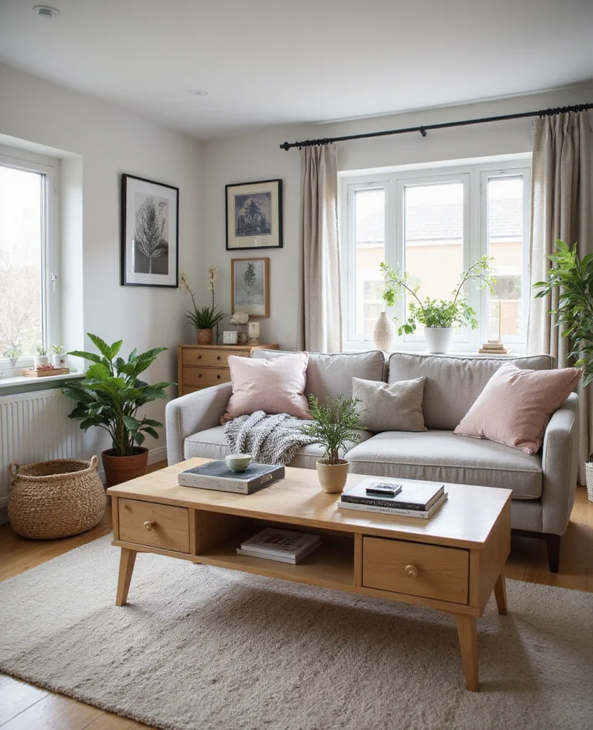 19 Enchanting Cottage Living Room Ideas That'll Make You Feel Right at Home! - 18. Utilize Multi-functional Furniture