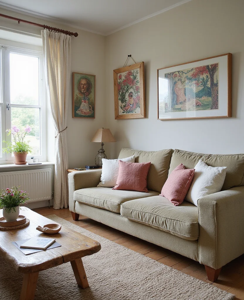 19 Enchanting Cottage Living Room Ideas That'll Make You Feel Right at Home! - 19. Add a Touch of Whimsy with Decor