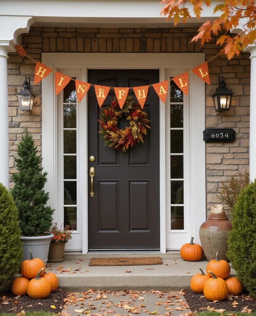 19 Festive Friendsgiving Decor Ideas Under $25 That Will Wow Your Guests! 79 19 Festive Friendsgiving Decor Ideas Under $25 That Will Wow Your Guests! - 12. Fall-Themed Banners