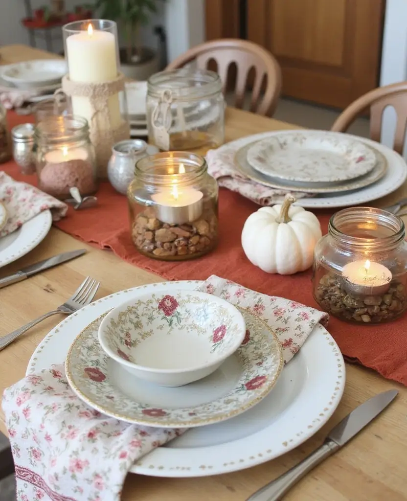 19 Festive Friendsgiving Decor Ideas Under $25 That Will Wow Your Guests! 123 19 Festive Friendsgiving Decor Ideas Under $25 That Will Wow Your Guests! - 18. Upcycled Decor Items