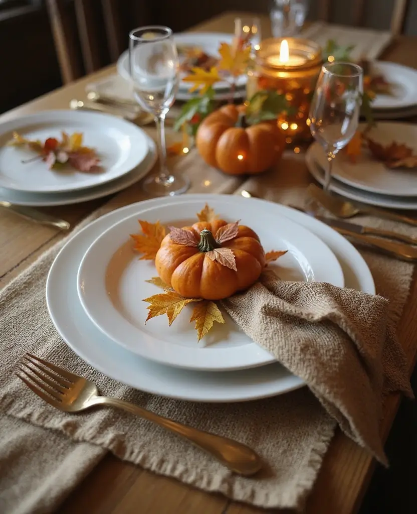 19 Festive Friendsgiving Decor Ideas Under $25 That Will Wow Your Guests! 14 19 Festive Friendsgiving Decor Ideas Under $25 That Will Wow Your Guests! - 3. Festive Table Runner