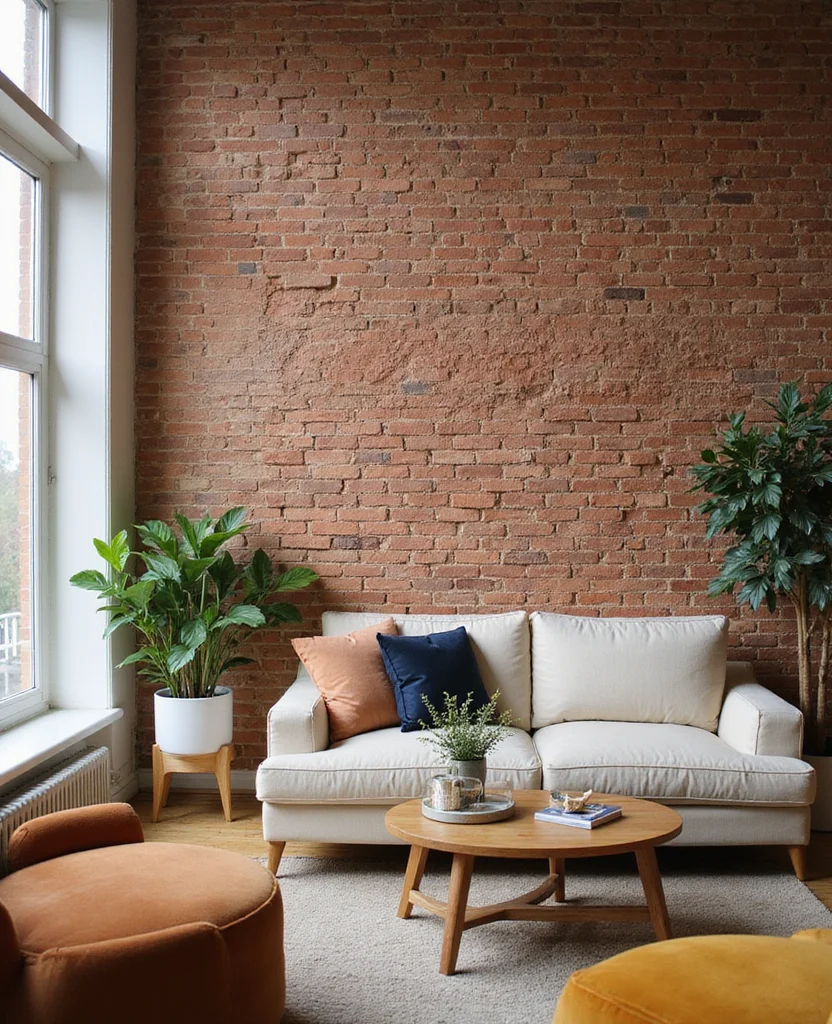 19 Industrial Living Room Ideas That'll Transform Your Space Into a Chic Urban Oasis! 2 19 Industrial Living Room Ideas That'll Transform Your Space Into a Chic Urban Oasis! - 1. Embrace Exposed Brick Walls