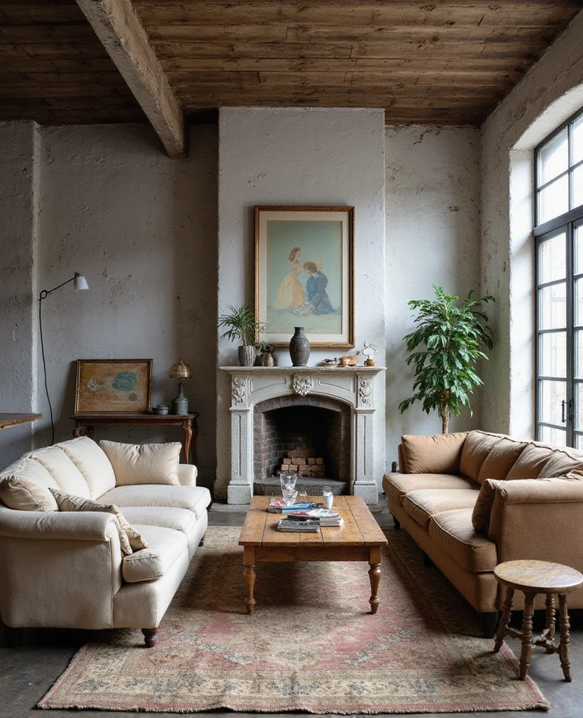 19 Industrial Living Room Ideas That'll Transform Your Space Into a Chic Urban Oasis! 132 19 Industrial Living Room Ideas That'll Transform Your Space Into a Chic Urban Oasis! - 19. Embrace Imperfection