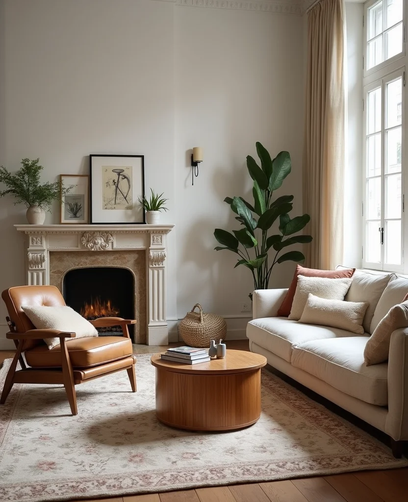 19 Industrial Living Room Ideas That'll Transform Your Space Into a Chic Urban Oasis! 16 19 Industrial Living Room Ideas That'll Transform Your Space Into a Chic Urban Oasis! - 3. Mix Modern and Vintage