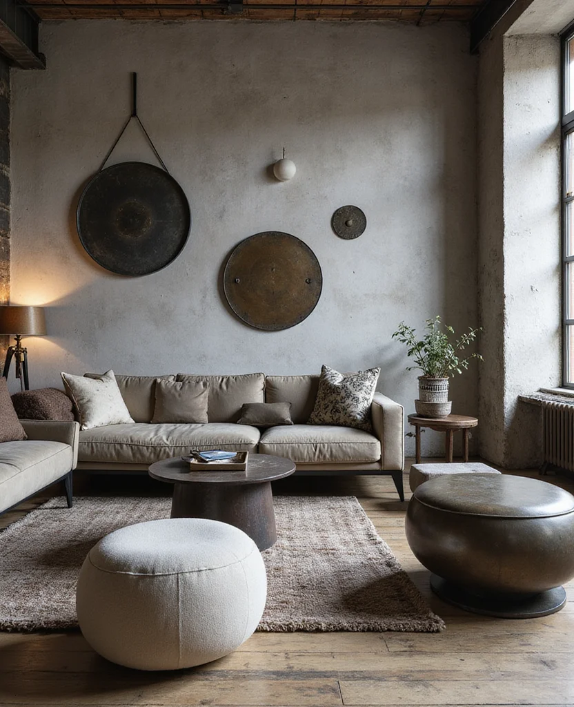 19 Industrial Living Room Ideas That'll Transform Your Space Into a Chic Urban Oasis! 37 19 Industrial Living Room Ideas That'll Transform Your Space Into a Chic Urban Oasis! - 6. Use of Metal Accents