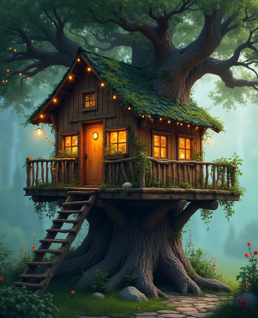 19 Magical European Backyard Ideas That Kids Will Absolutely Adore! - 2. Magical Treehouse Retreat