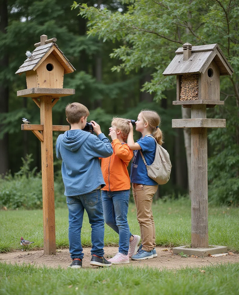 19 Magical European Backyard Ideas That Kids Will Absolutely Adore! - 6. Wildlife Watching Station
