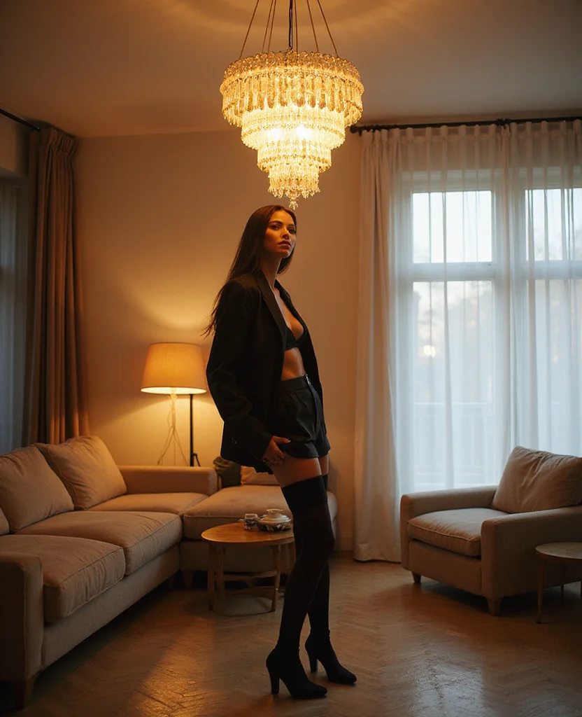 19 Maximalist Living Room Ideas That'll Make Your Jaw Drop (You Won't Believe #6!) - 3. Statement Lighting