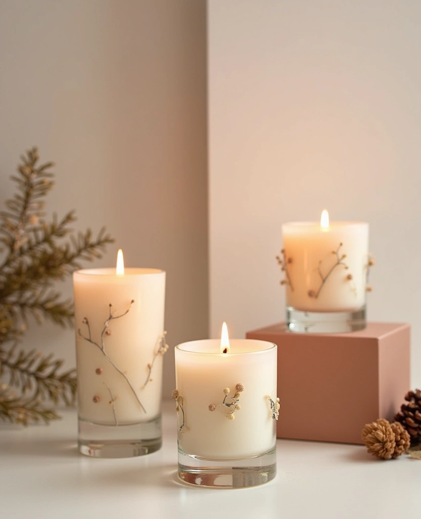 19 Modern Christmas Apartment Decor Ideas That Will Make Your Home the Talk of the Town! 86 19 Modern Christmas Apartment Decor Ideas That Will Make Your Home the Talk of the Town! - 13. Holiday Scented Candles