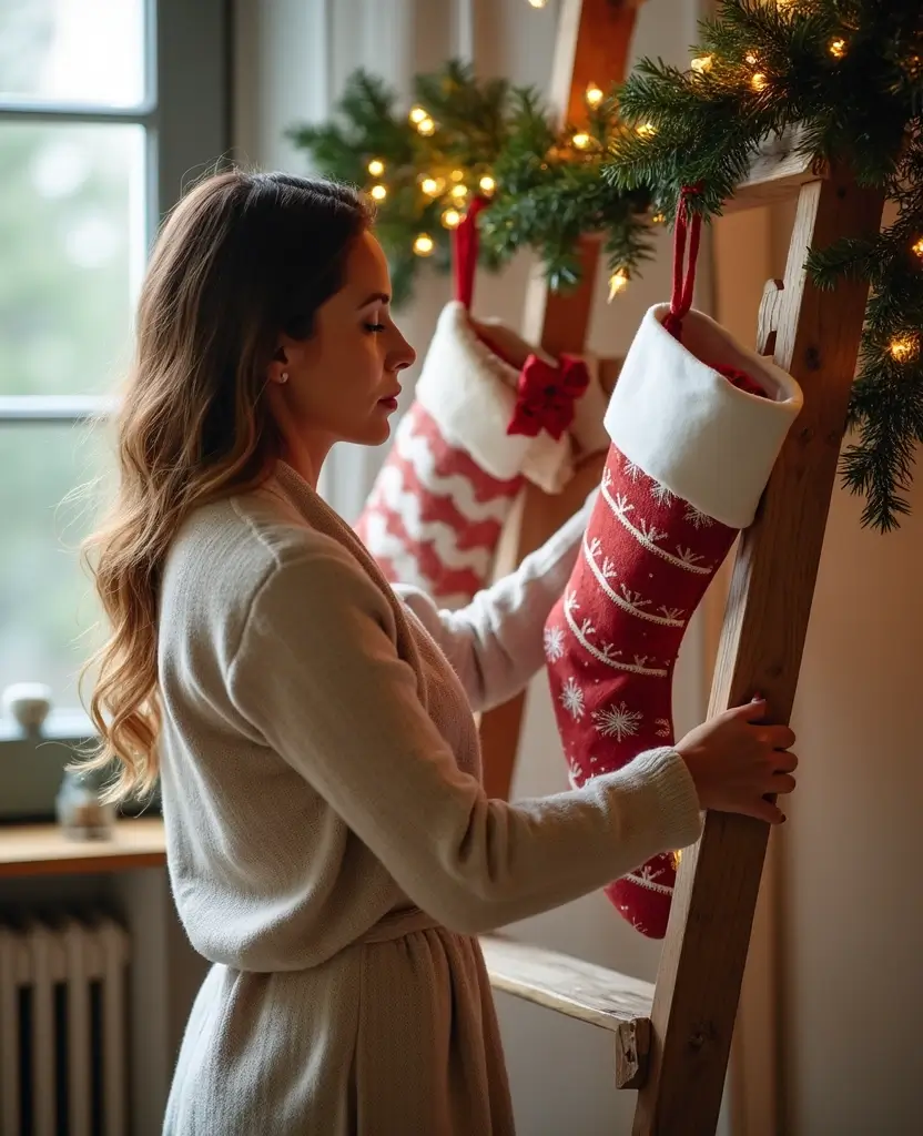 19 Modern Christmas Apartment Decor Ideas That Will Make Your Home the Talk of the Town! 102 19 Modern Christmas Apartment Decor Ideas That Will Make Your Home the Talk of the Town! - 15. Stylish Christmas Stockings