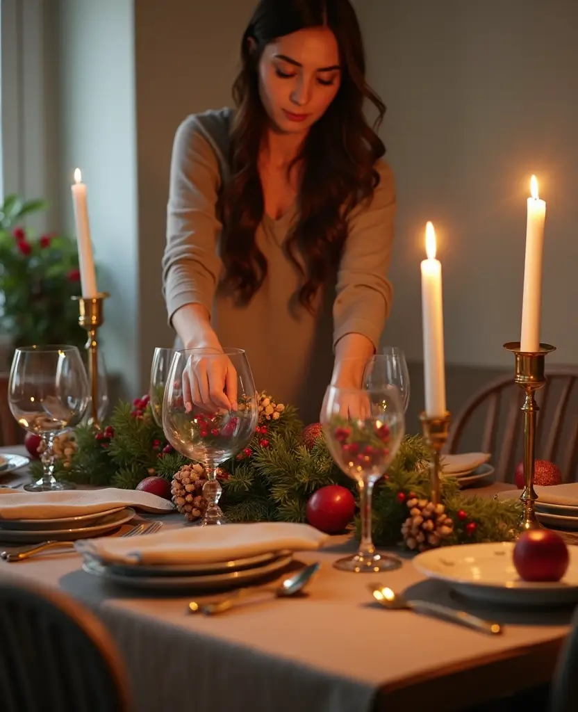 19 Modern Christmas Apartment Decor Ideas That Will Make Your Home the Talk of the Town! 28 19 Modern Christmas Apartment Decor Ideas That Will Make Your Home the Talk of the Town! - 5. Chic Holiday Centerpieces